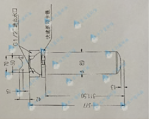 非标电动汽车电池过滤器结构特点